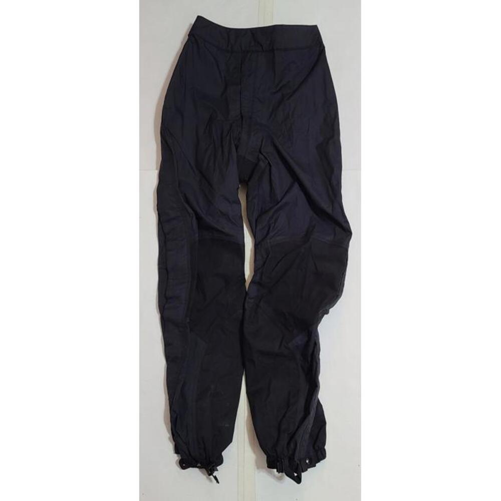 Patagonia Ski Snow Pants Womens Sz 8 Medium Black Insulated Side Zipper Bibless